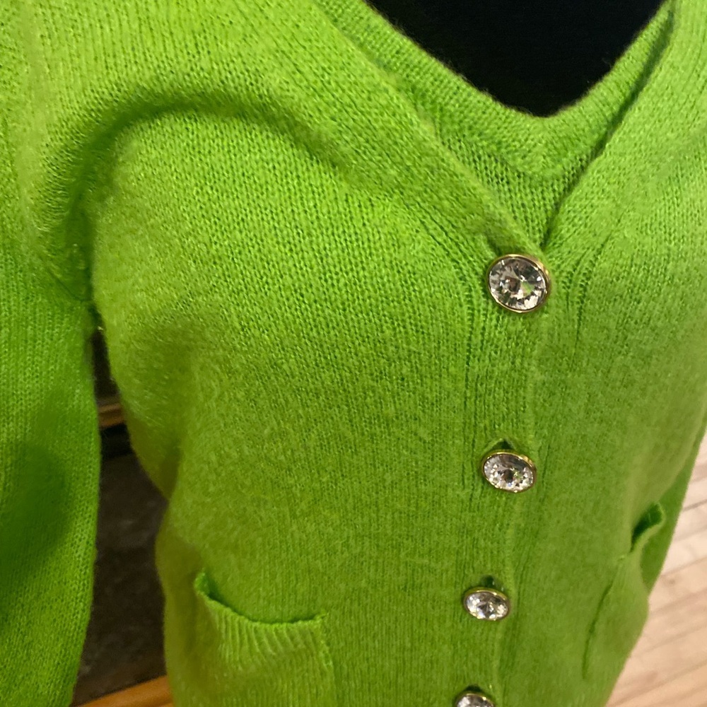 Lilly Pulitzer Angeli Lime Green Cardigan & Tank Set - Picture 10 of 16
